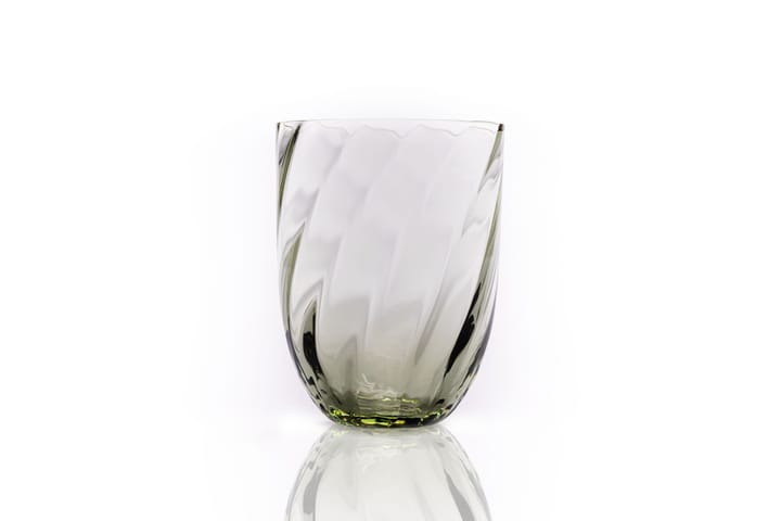 Swirl drikkeglass 25 cl, Olivegreen Anna Von Lipa