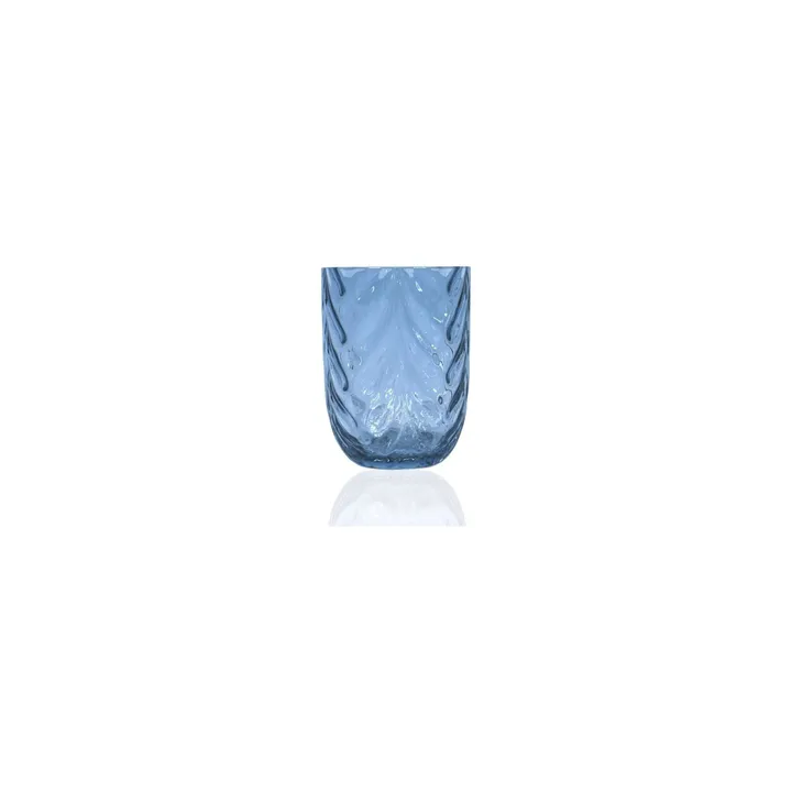 Wave drikkeglass 25 cl - Blue smoke - Anna Von Lipa