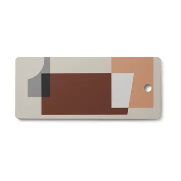 A tribute to colour - skjærefjøl - Clay - 40x17 cm - Applicata