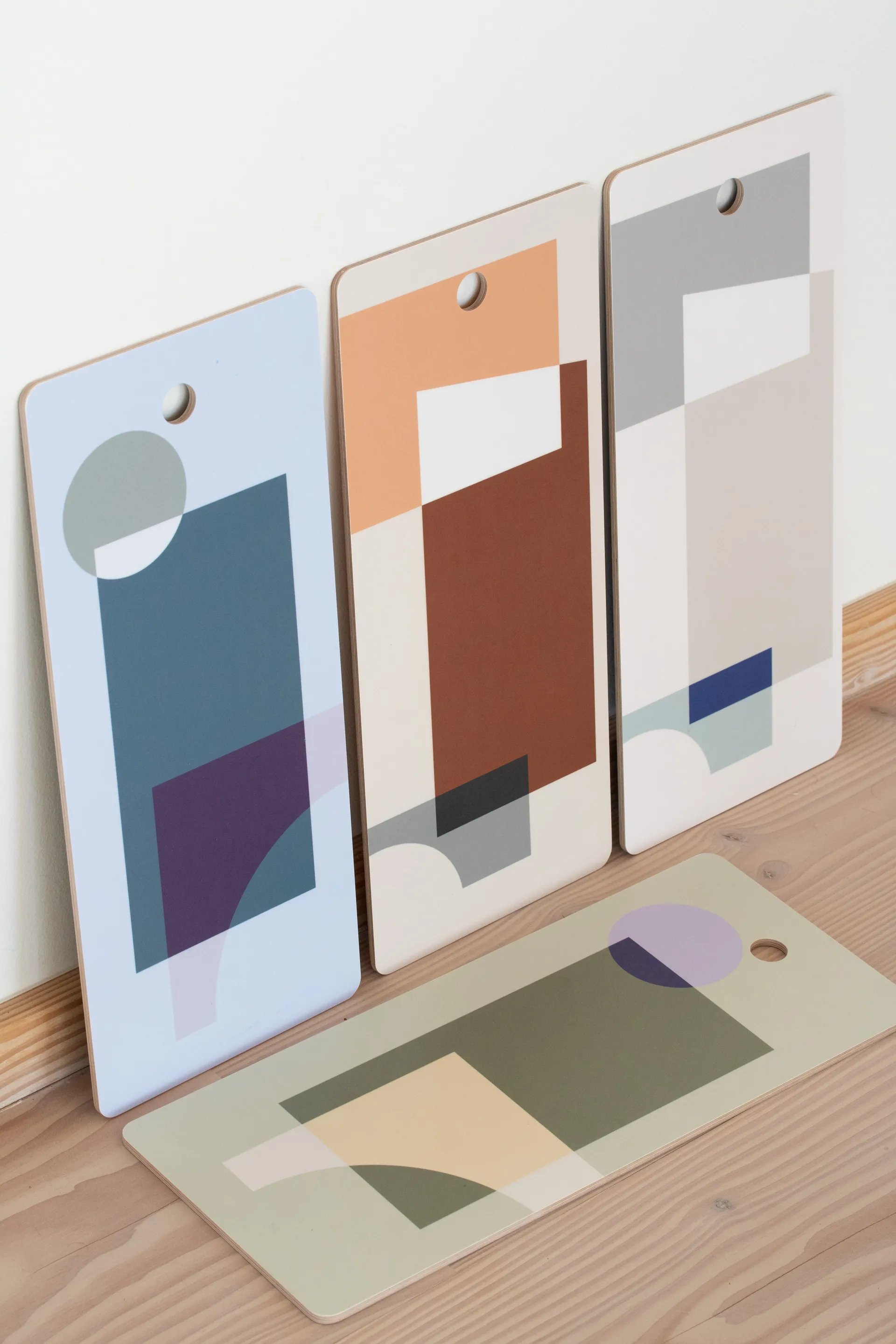 A tribute to colour - skjærefjøl, Minerals - 40x17 cm Applicata