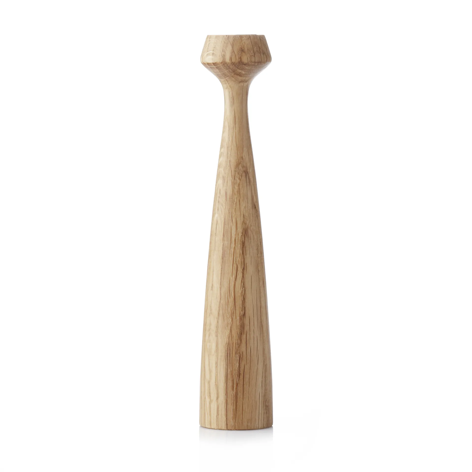 Blossom Lily lysestake 24,5 cm, Oiled oak Applicata