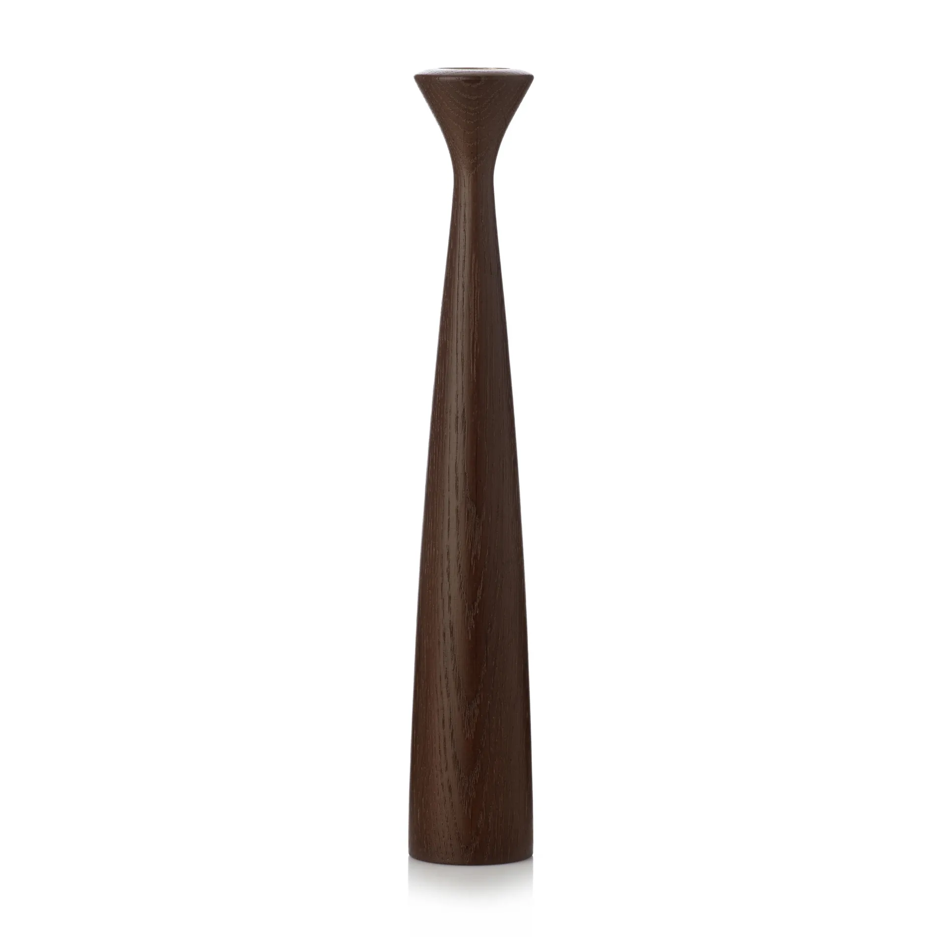 Blossom Rose lysestake 29 cm, Smoked oak Applicata