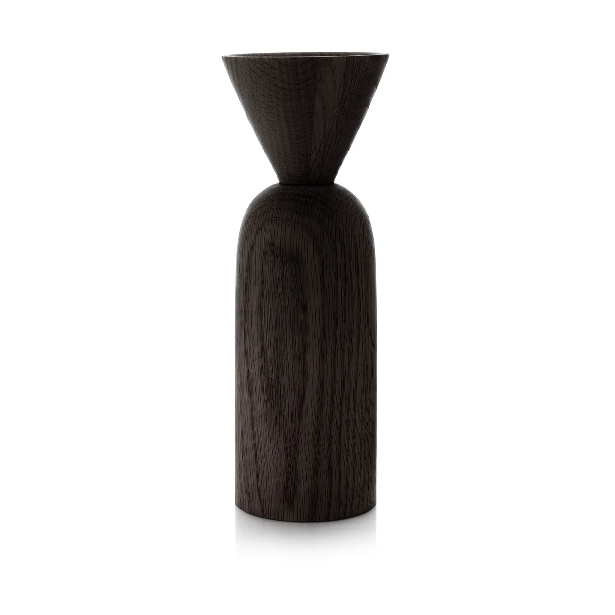 Applicata Shape cone vase Svartbeiset eik