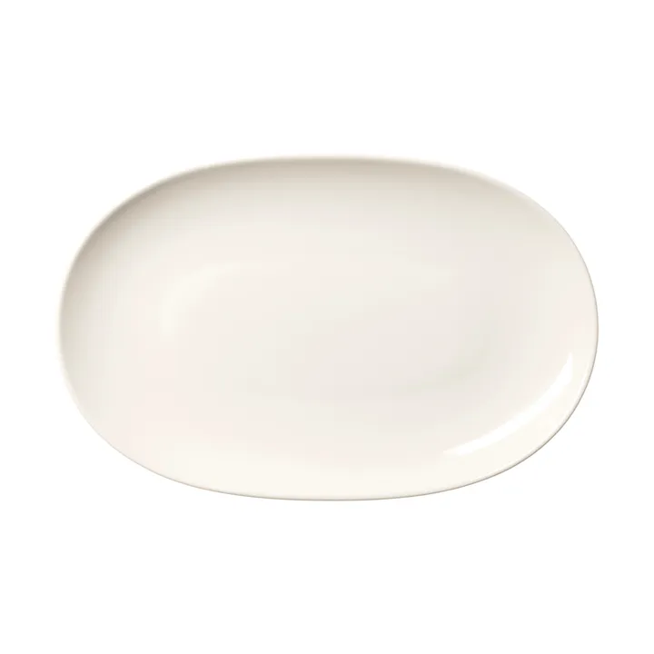 24h oval tallerken - Hvit, 18x28 cm - Arabia