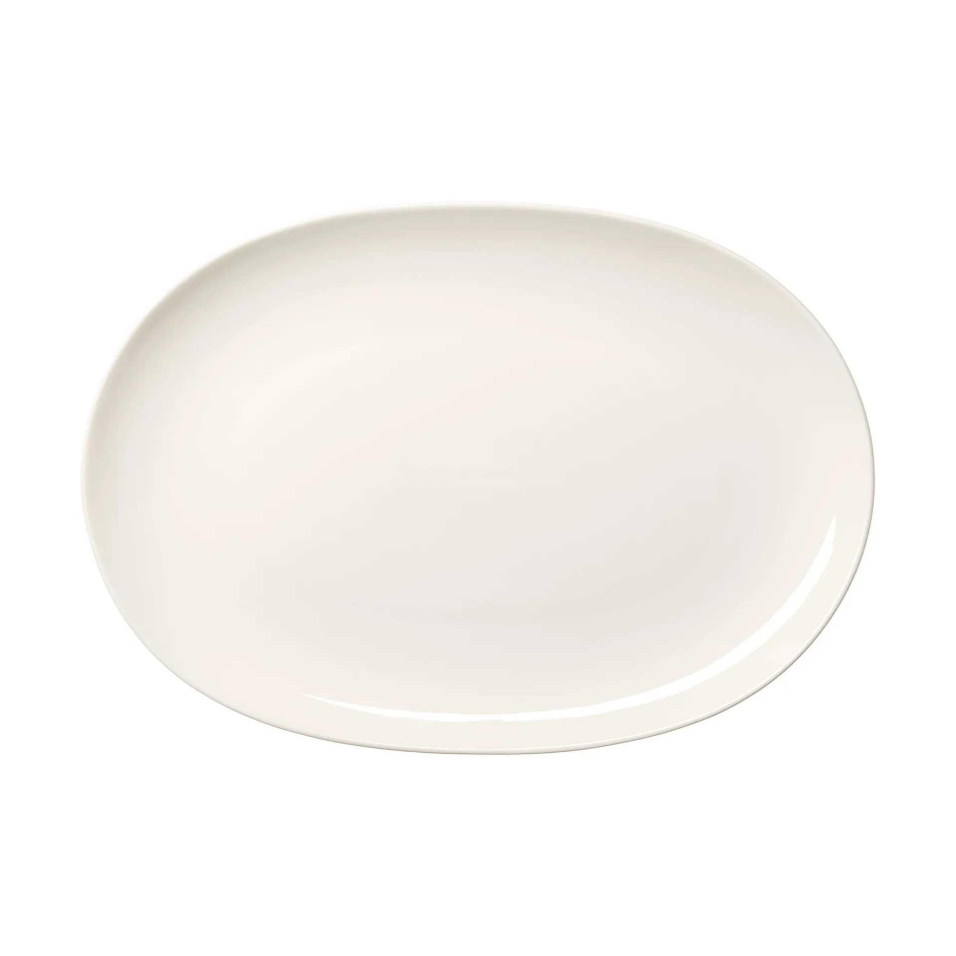 Arabia 24h oval tallerken Hvit, 22x32 cm