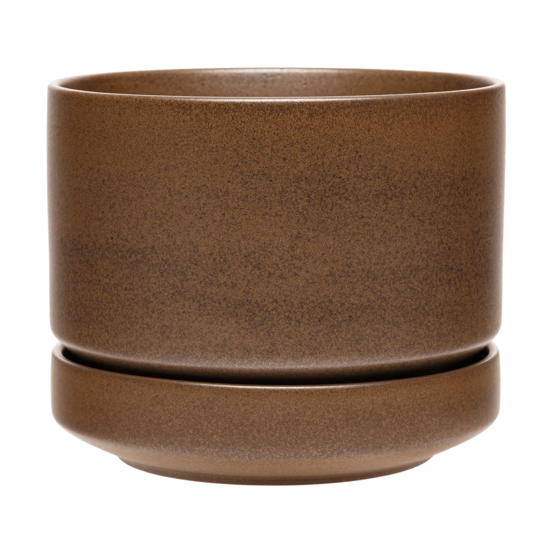 Arabia SN potte, Matt brun, 16 cm Arabia