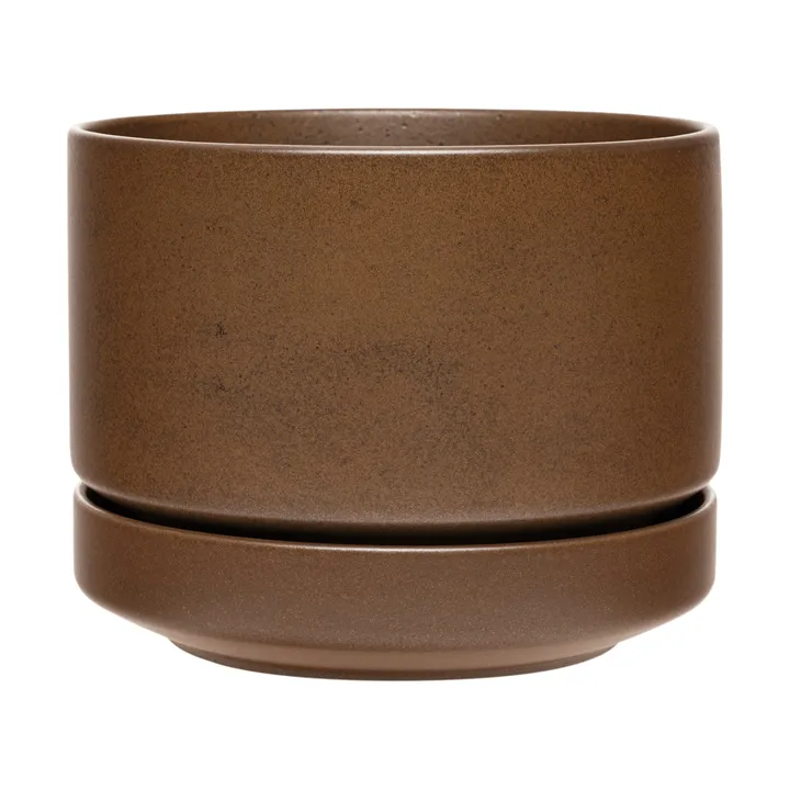 Arabia SN potte - Matt brun, 19 cm - Arabia