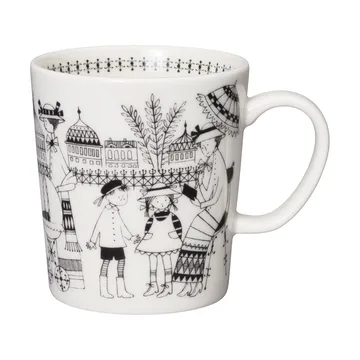 Emilia kopp 30 cl - Svart-hvit - Arabia