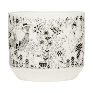 Emilia krukke Ø14 cm - Svart-hvit - Arabia