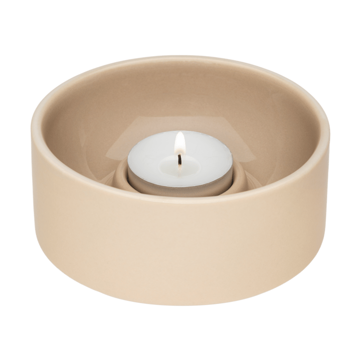 Kirnu lyslykt Ø11x5 cm, Beige Arabia