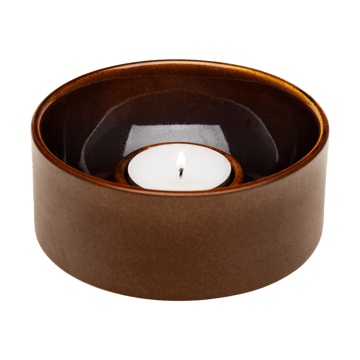 Kirnu lyslykt Ø11x5 cm - Brun - Arabia