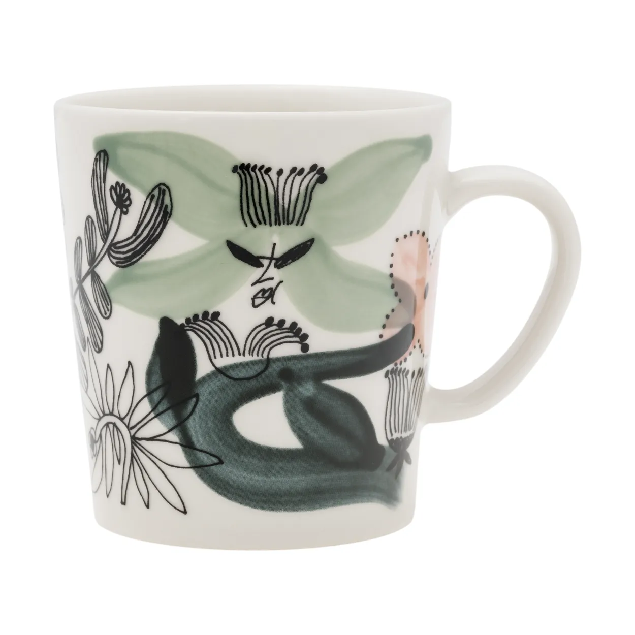 Arabia Kukkamaa krus 30 cl Grønn