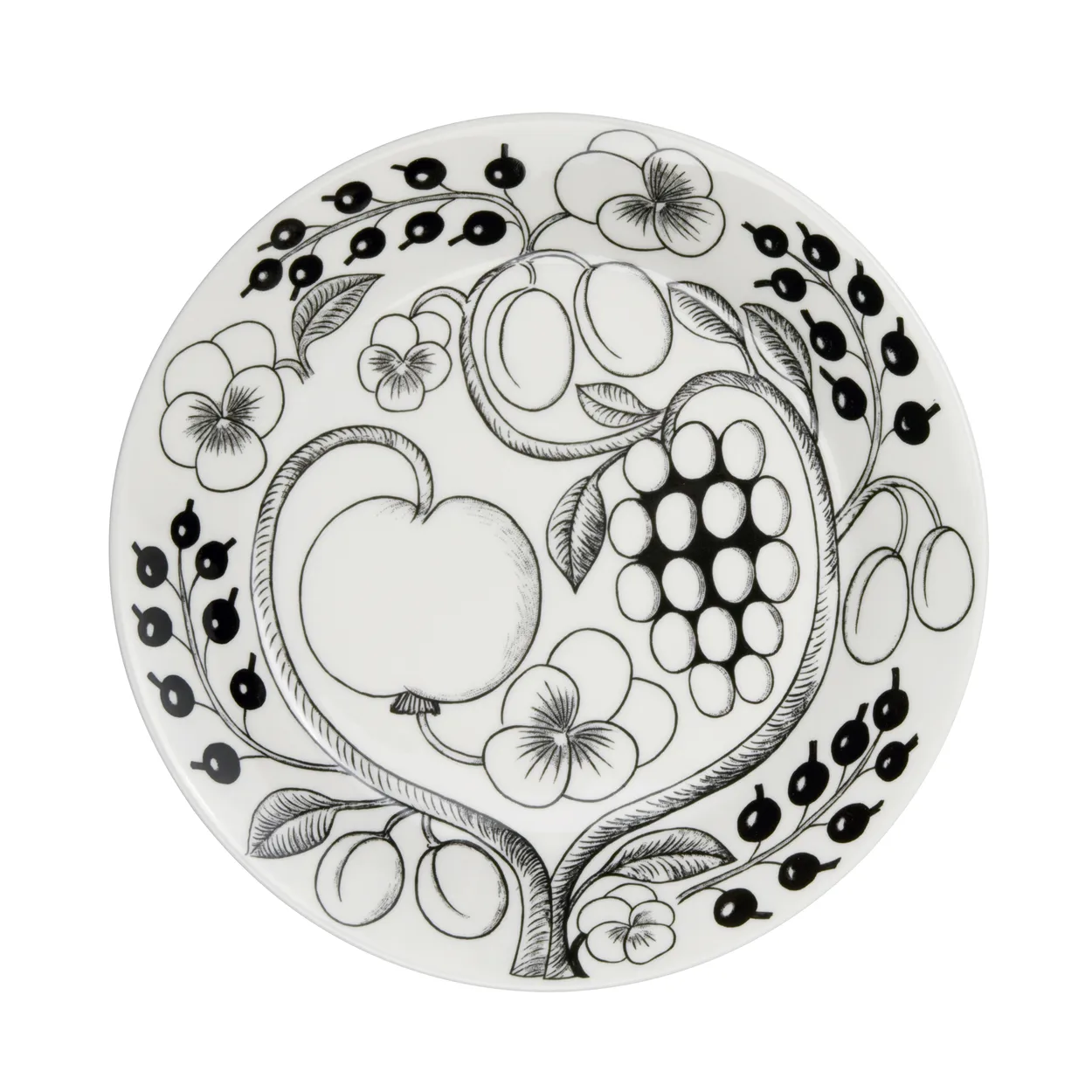 Arabia Paratiisi tallerken Ø26 cm Svart