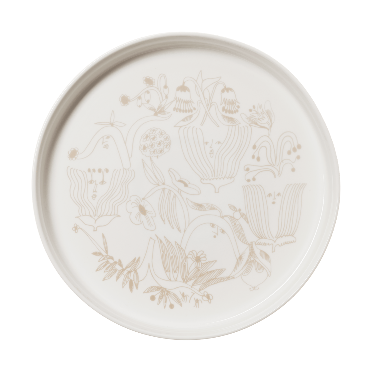 Arabia Puutarhurit paiform Ø28 cm Beige