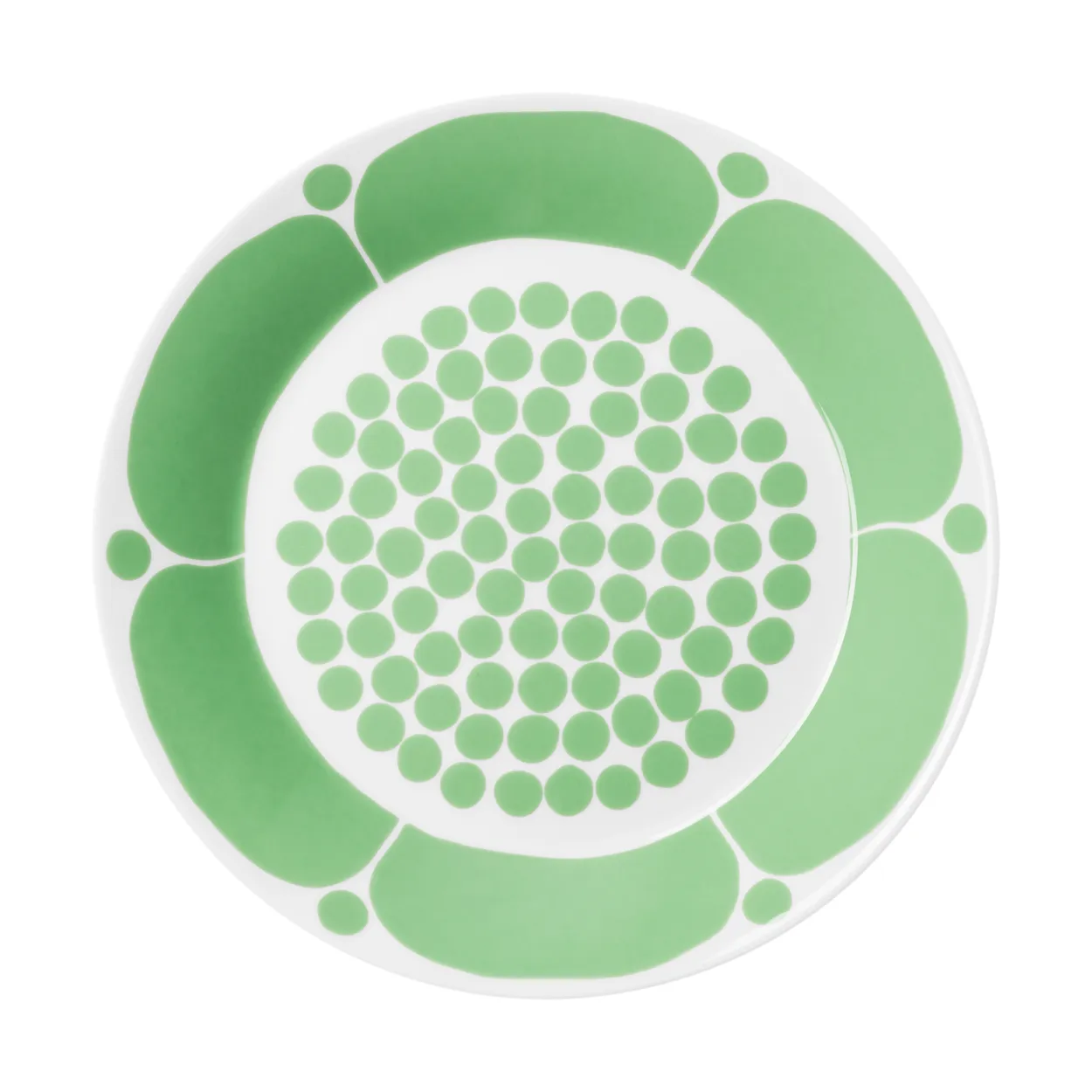 Arabia Sunnuntai tallerken Grønn, Ø26 cm