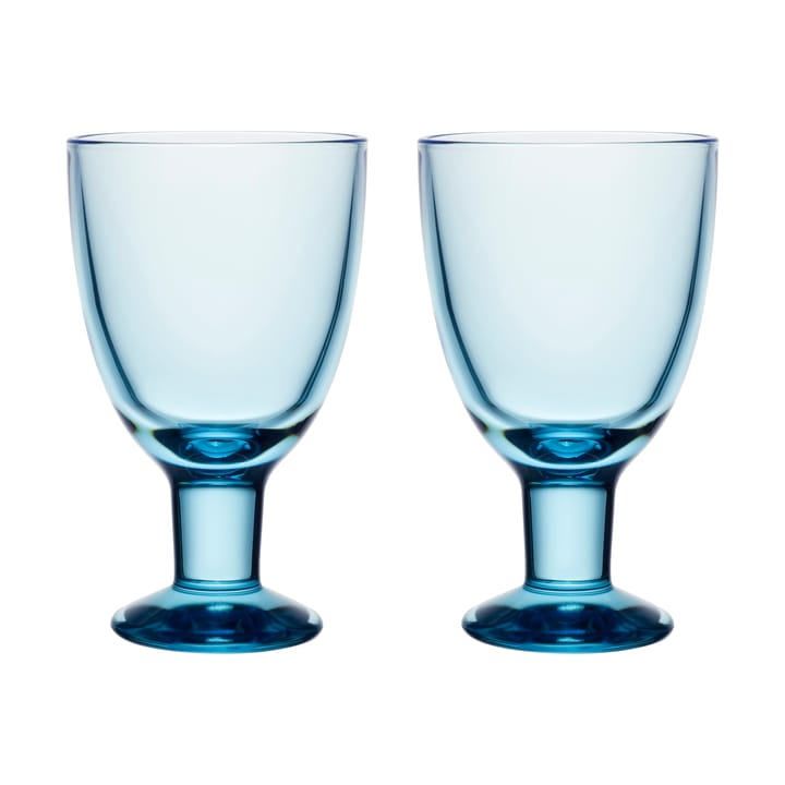 Verna drikkeglass 22 cl 2-pakning - Aqua - Arabia