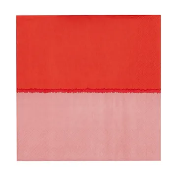 Vuokko papirserviett 33x33 cm 20-pk - Pink-red - Arabia