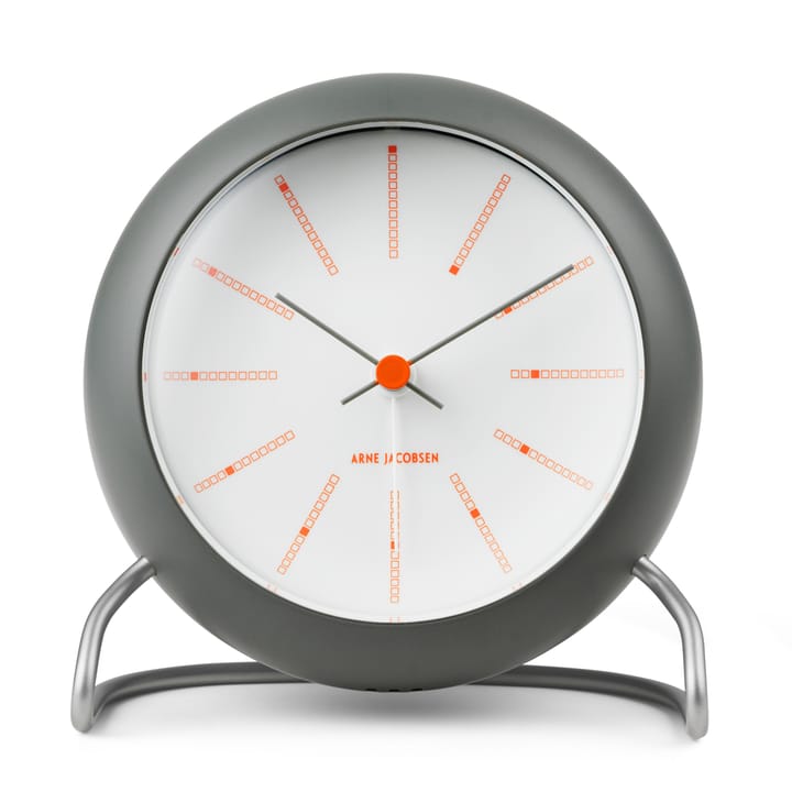 AJ Bankers bordklokke Ø11 cm, Mørkegrå Arne Jacobsen Clocks