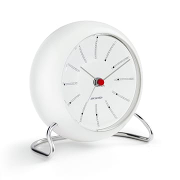AJ Bankers bordklokke - hvit - Arne Jacobsen Clocks