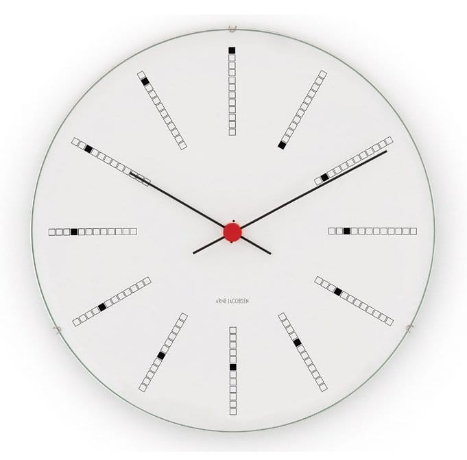 Arne Jacobsen Bankers klokke - Ø 290 mm - Arne Jacobsen Clocks