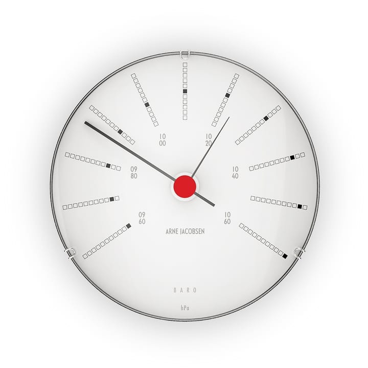 Arne Jacobsen værstasjon, barometer Arne Jacobsen Clocks