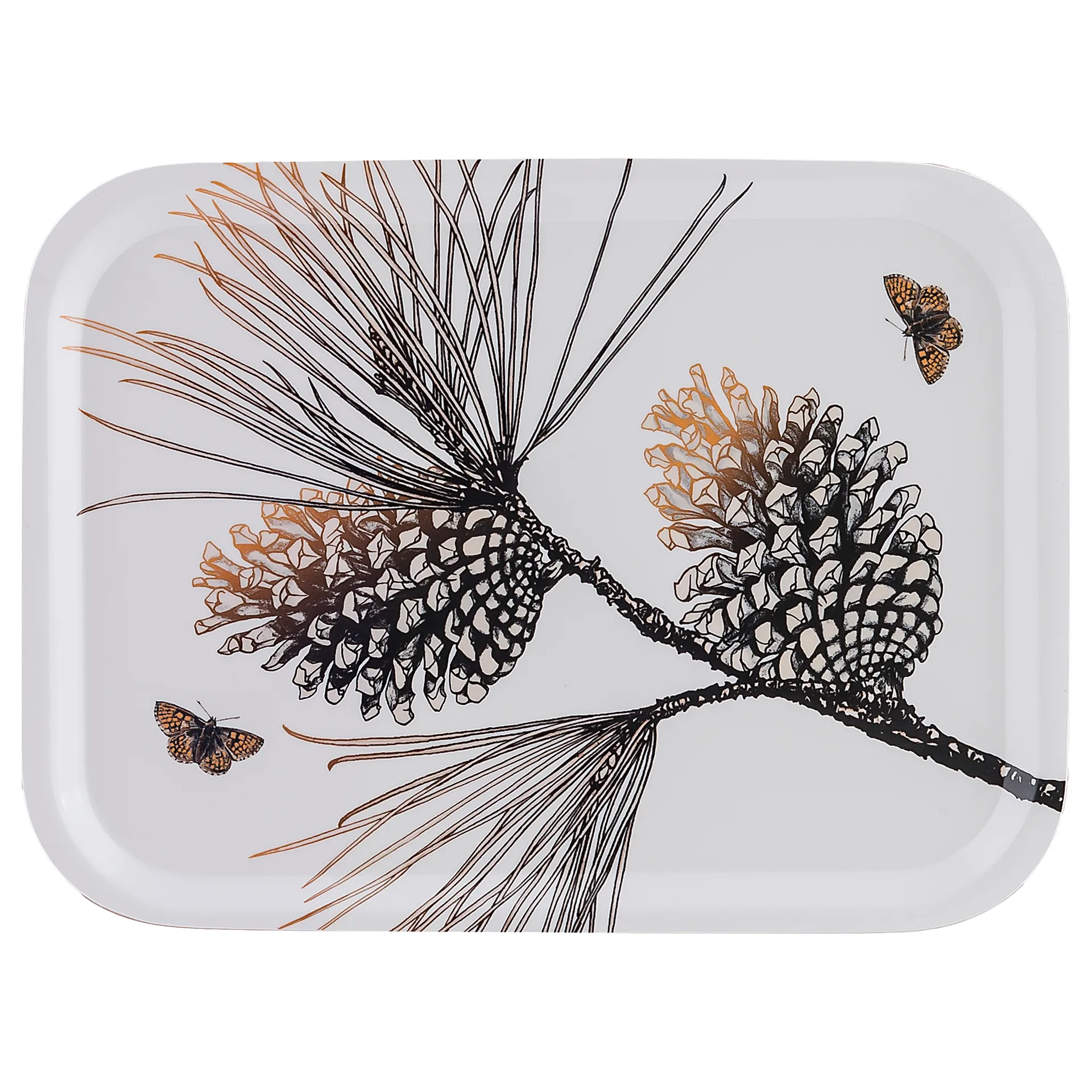 Pine Cone brett 20x27 cm, Cotton white Åry Home