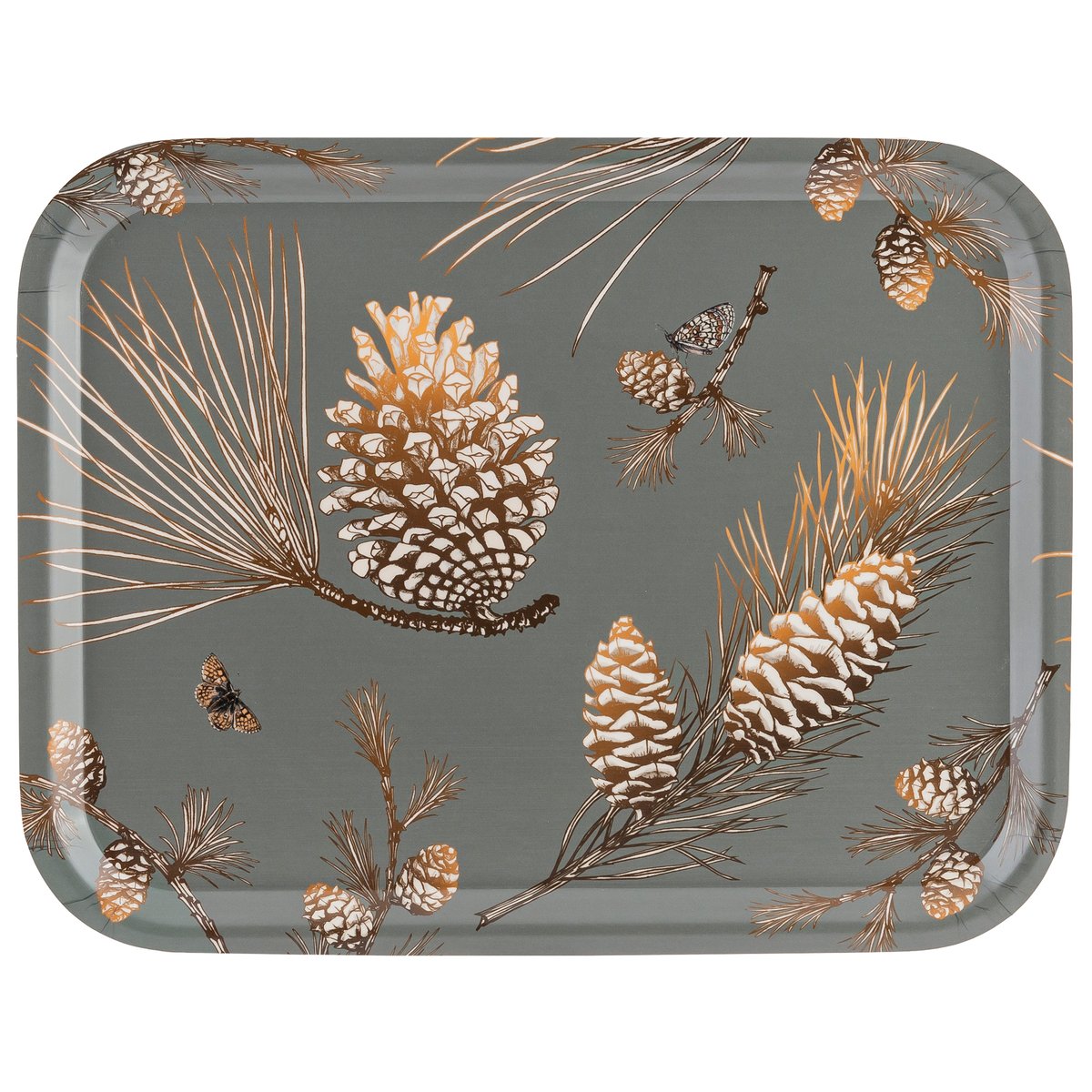Åry Home Pine Cone brett 28x36 cm Moss grey