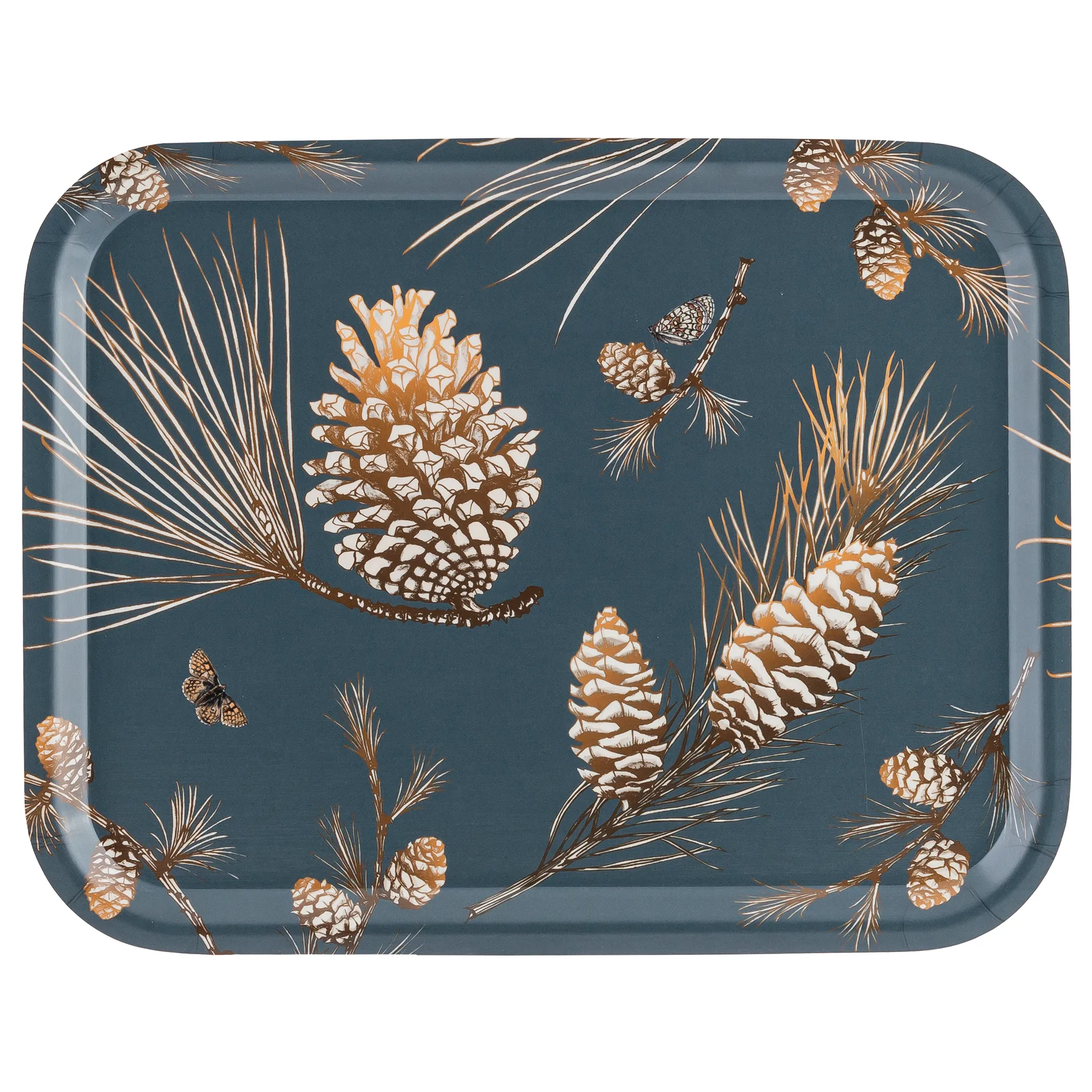 Pine Cone brett 28x36 cm, Thunder blue Åry Home