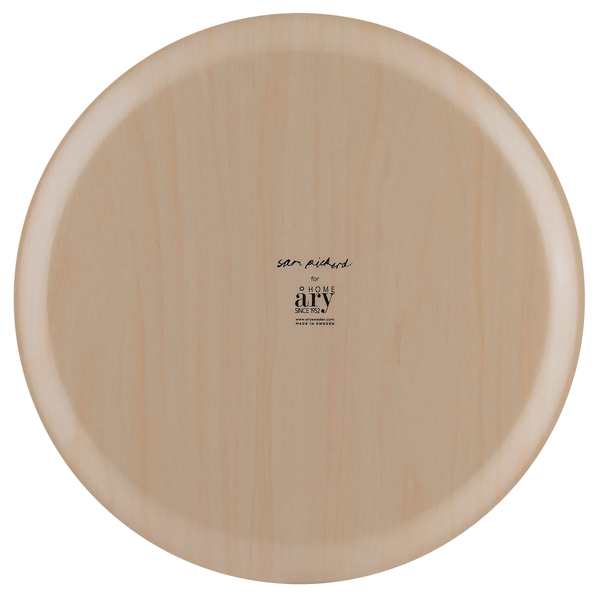 Pine Cone brett Ø 38 cm, Cotton white Åry Home