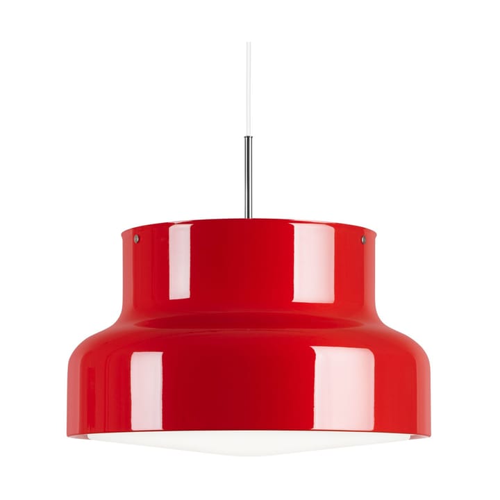 Bumling lampe stor 600 mm - Rød-opalglass - Ateljé Lyktan