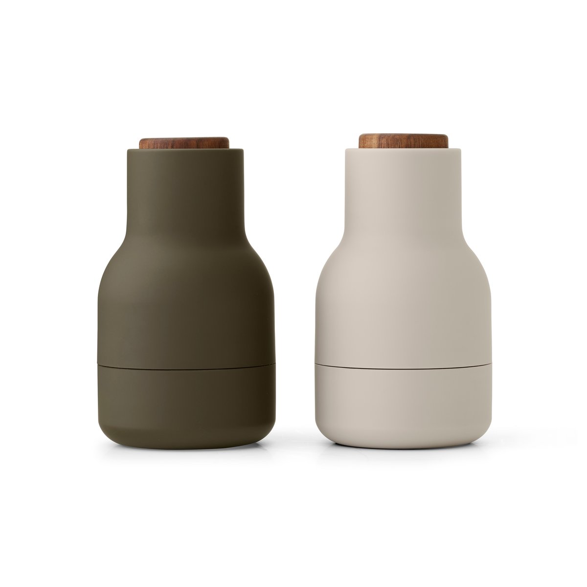 Audo Copenhagen - Bottle Kvern Small H11,5 Green/Beige 2-pack
