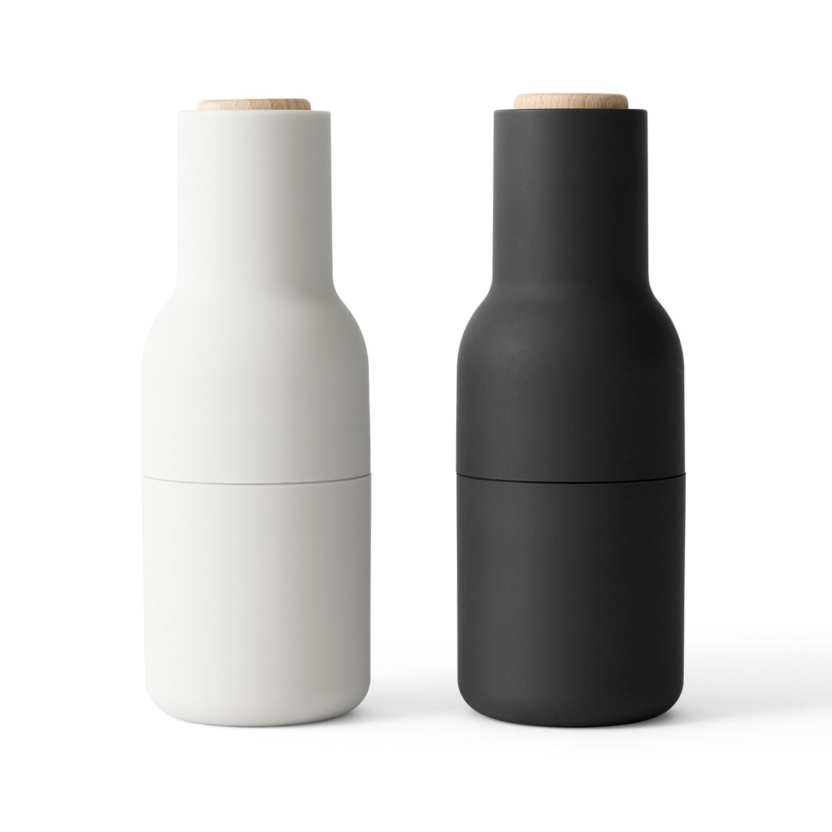 Audo Copenhagen Bottle Grinder salt og pepperkvern Ash-carbon (bøklokk)