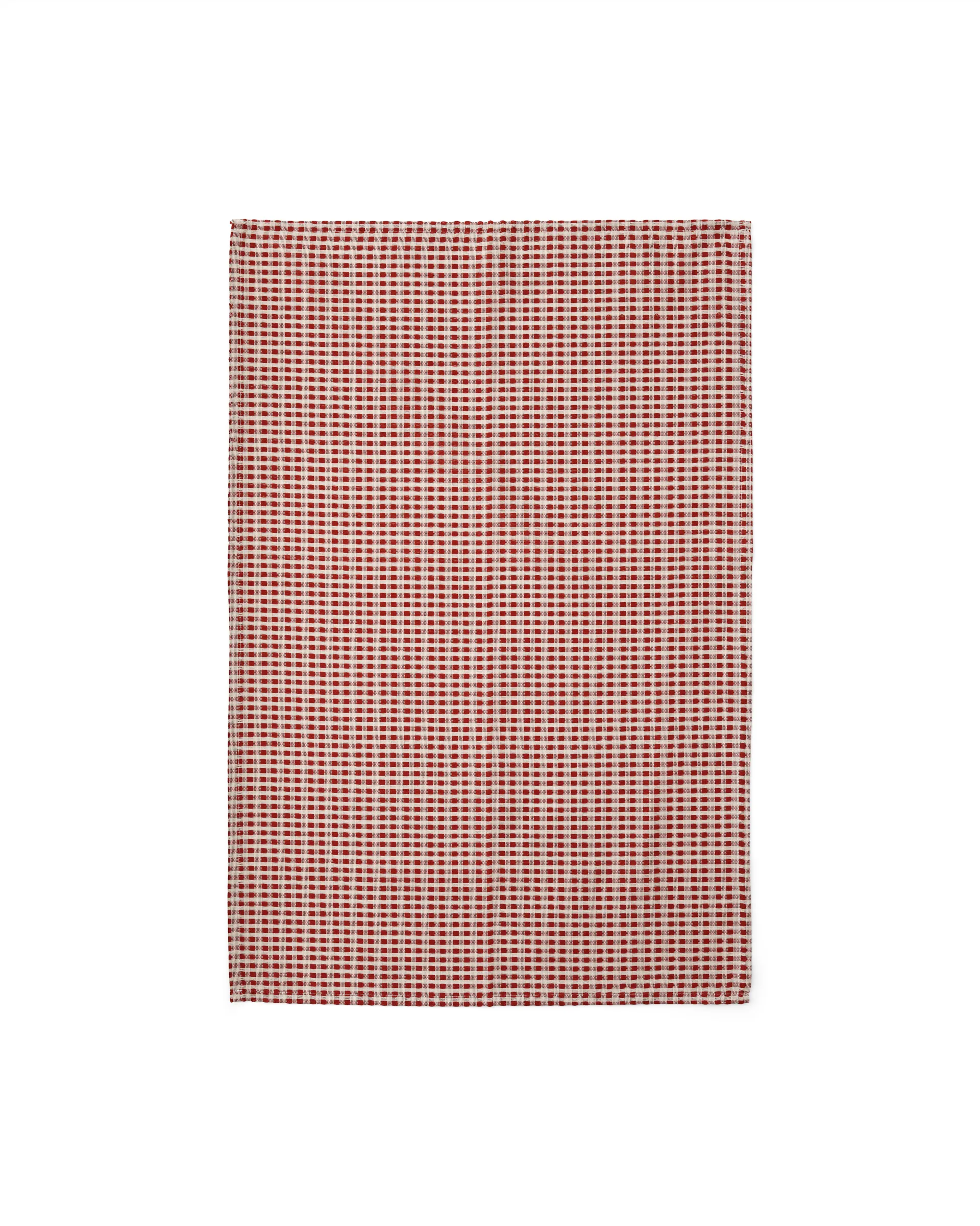 Troides kjøkkenhåndkle 40 x 67 cm 2-pakning, Burnt sienna-white Audo Copenhagen