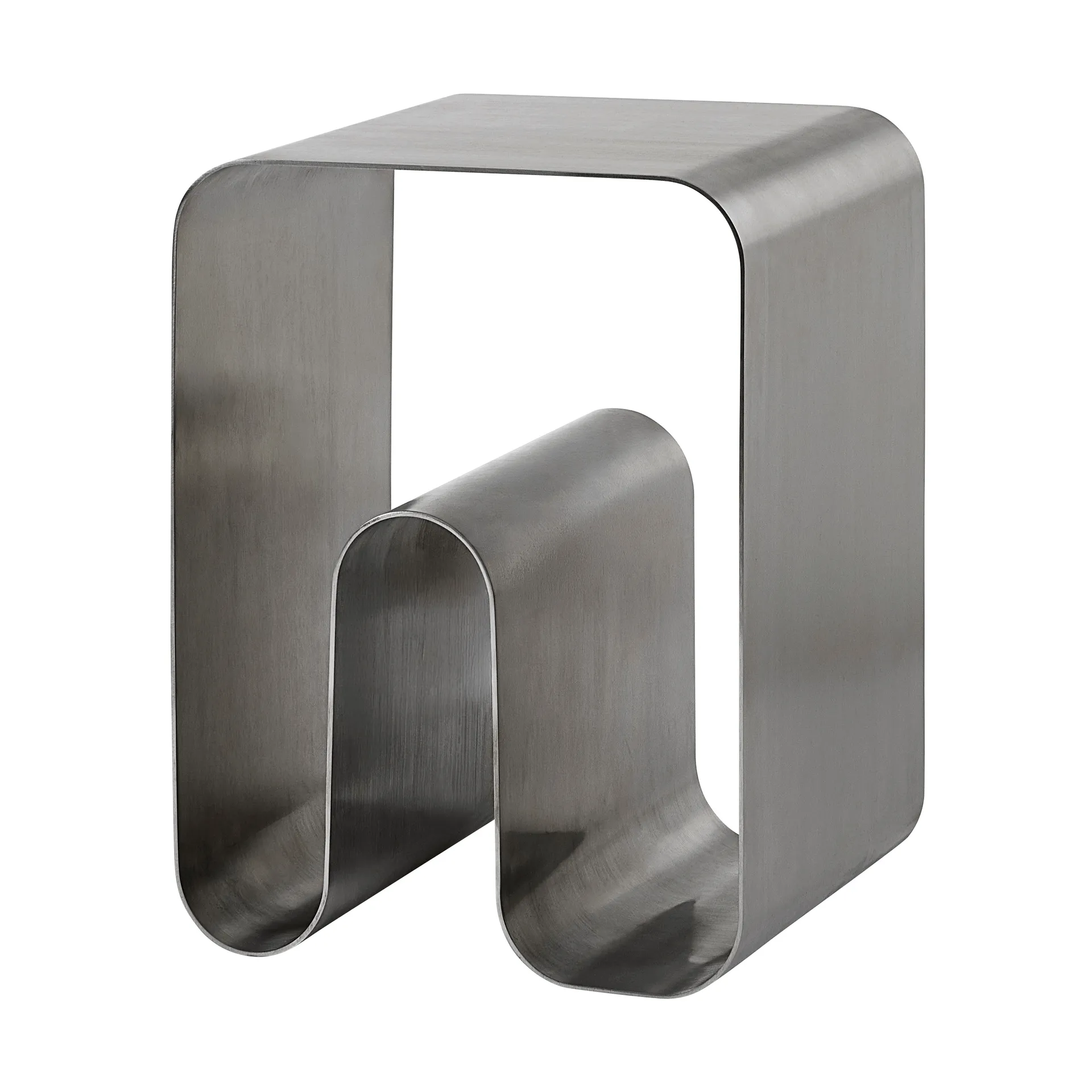 Curva solid krakk, Silver, 32x32x43,2 cm AYTM