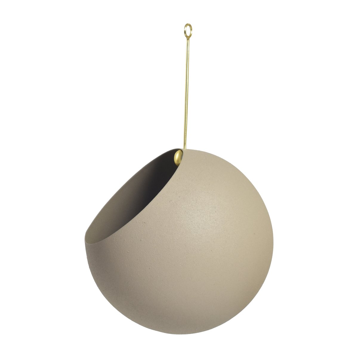 AYTM - Globe Plantepotte Ø17xH28 Taupe/Gold