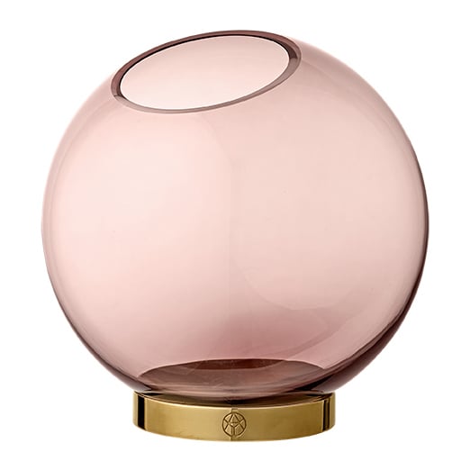 AYTM Globe vase medium ros-gull