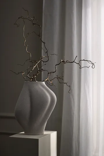 Saltare vase - Taupe, Ø17x35 cm - AYTM