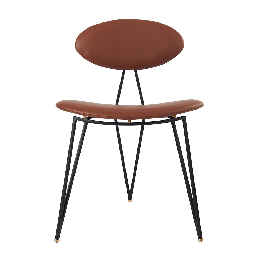 AYTM Semper stol Black-cognac