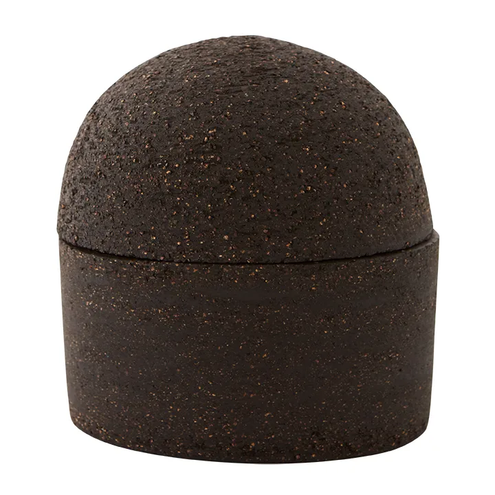 Terra oppbevaringsboks med lokk Ø 10,7 cm, Java brown AYTM