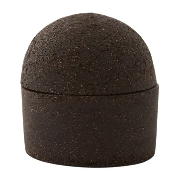 Terra oppbevaringsboks med lokk Ø 10,7 cm - Java brown - AYTM
