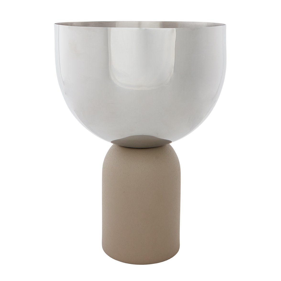 AYTM Torus krukke Ø 17 cm Silver-taupe