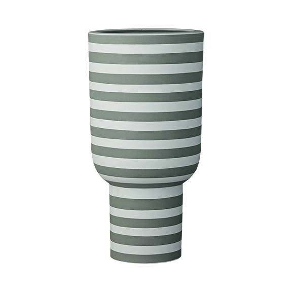 AYTM - Varia Sculptural Vase Dusty Grønn/Forest