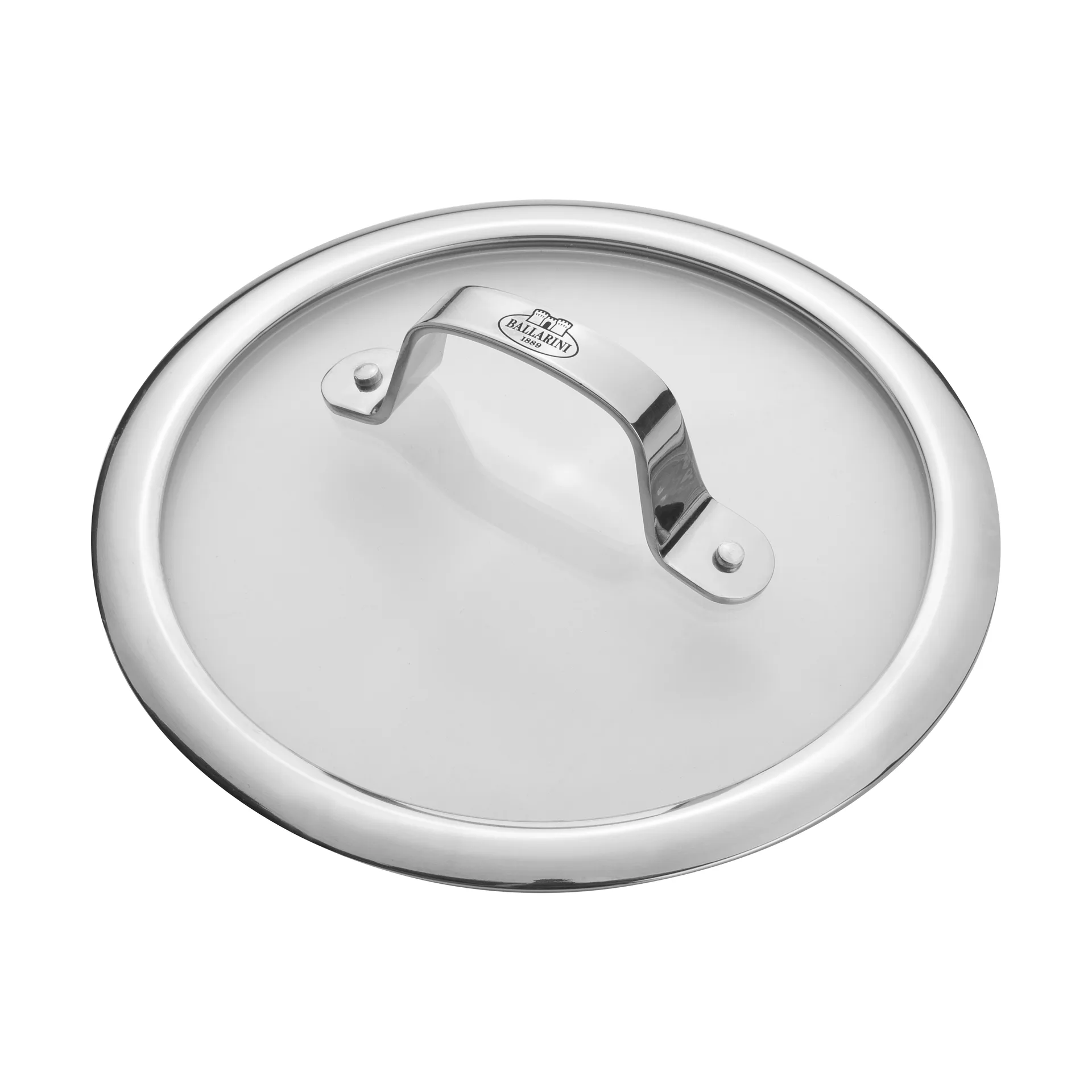 Ballarini glasslokk rustfritt håndtak, 18 cm Ballarini