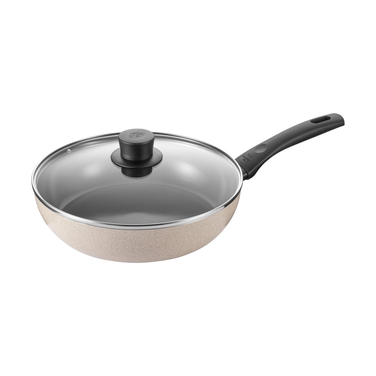 Ballarini - Ledro Saute Pan with Lid - Beige - 28 cm