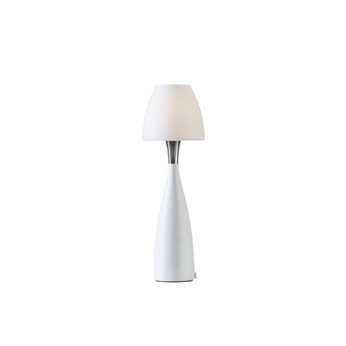 Belid Anemon bordlampe, liten hvit opal
