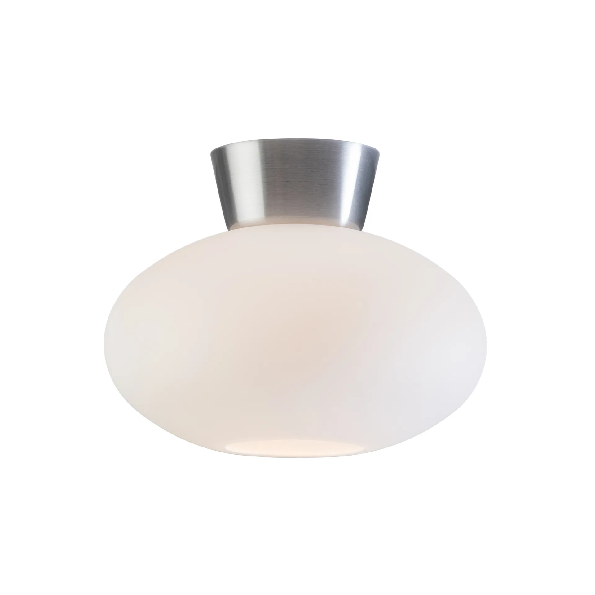 Bullo plafond opalglass Ø27 cm, Aluminium Belid