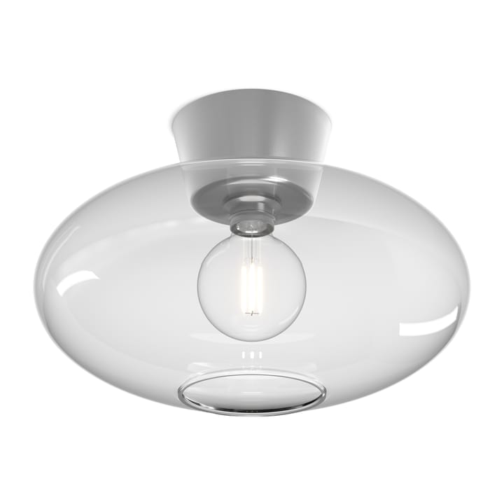 Bullo takplafond XL klart glass Ø 38 cm - Aluminium  - Belid