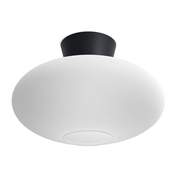 Bullo takplafond XL klart glass Ø 38 cm - Matt svart - Belid