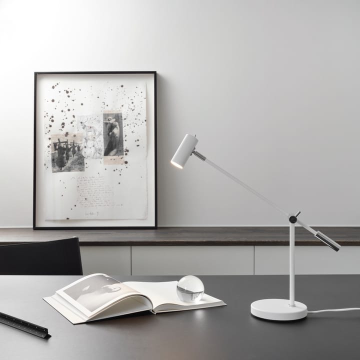 Cato bordlampe 48,5 cm, Matt hvit Belid