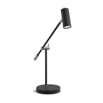 Cato bordlampe 48,5 cm - Mattsvart-sølv - Belid